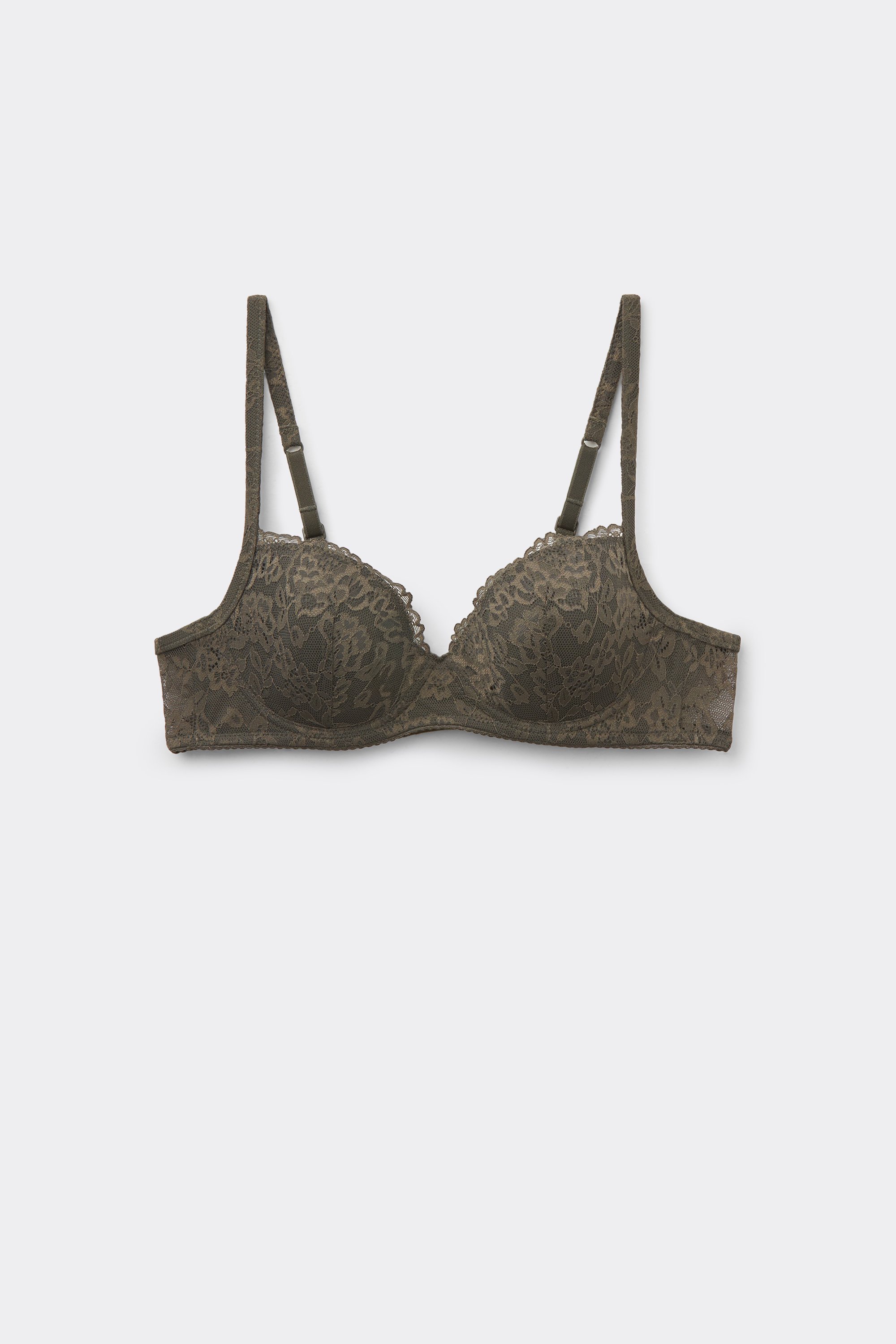 Wien Recycled Lace Slightly Padded Balconette Bra