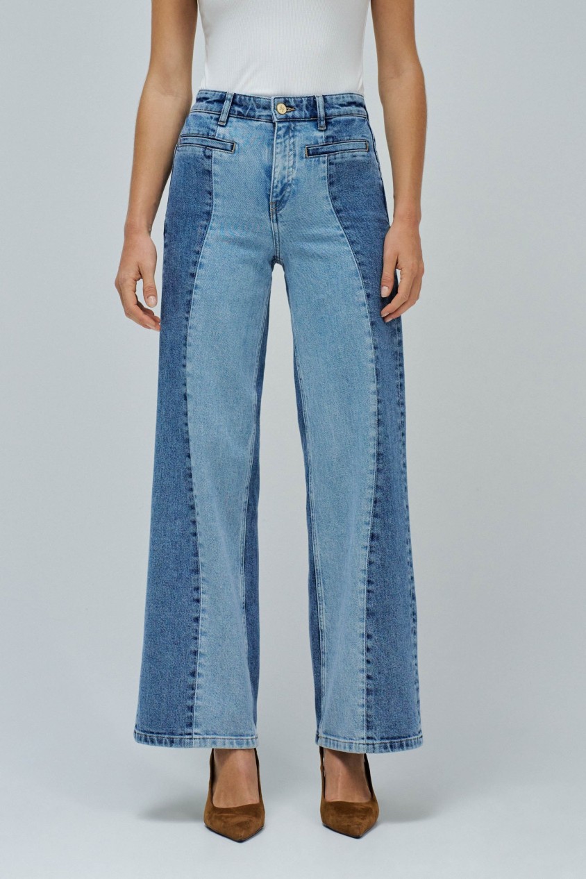 FAITH PUSH IN WIDE JEANS