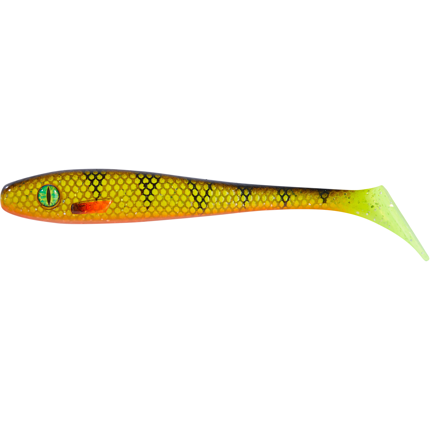 Shirasu Softlure Pike Collector Shad (UV Perch)