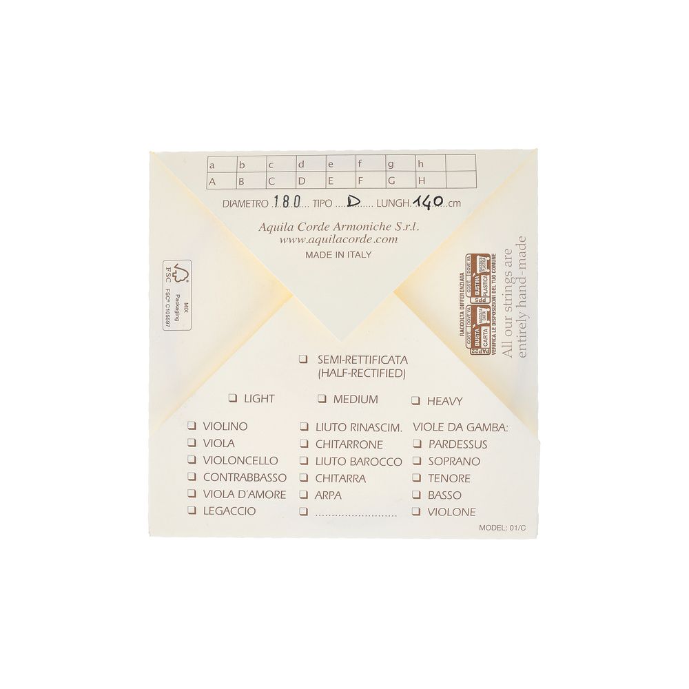 Aquila 108D140 Wound NG Lute String – Thomann Ireland
