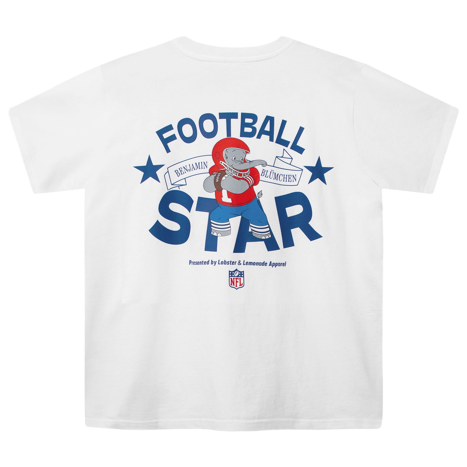 Benjamin als Football Star ’94 Campus NFL T-Shirt White
