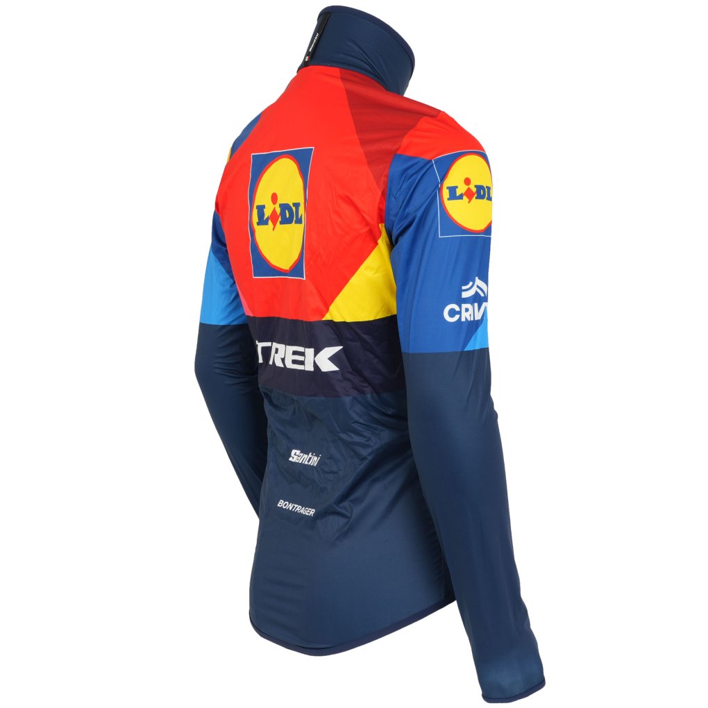 Santini Team Lidl-Trek 2025 Rain Jacket Men RE52675B25LT - print