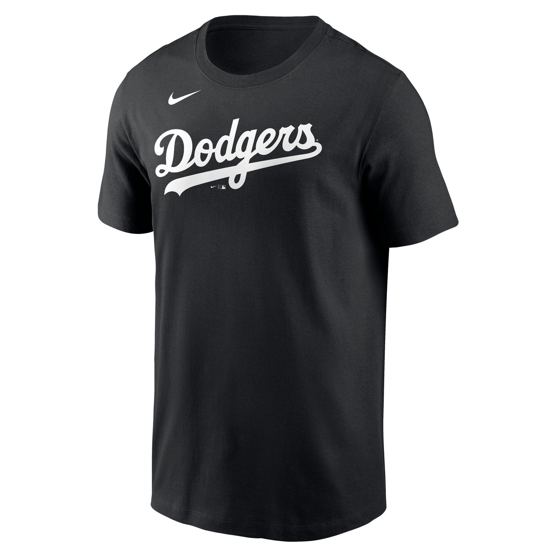 Los Angeles Dodgers Cotton Wordmark MLB T-Shirt Black