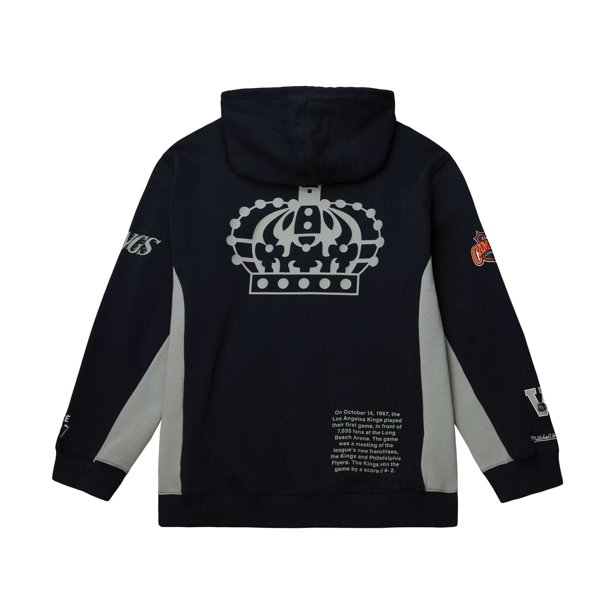 Los Angeles Kings Mitchell & Ness Team Origins NHL Hoodie Black