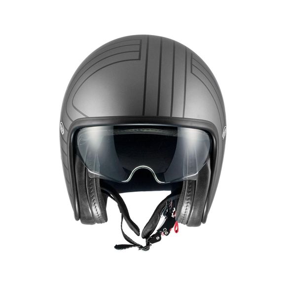Premier vintage jet helmet - gray / blackRef: PE0405
