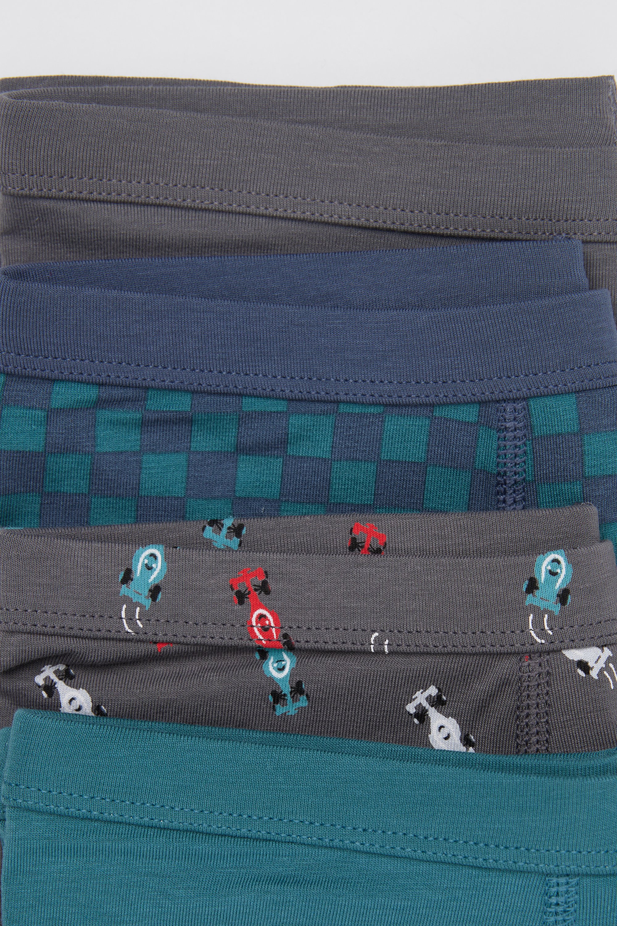 4 Pairs of Boys' Printed Cotton Boxers