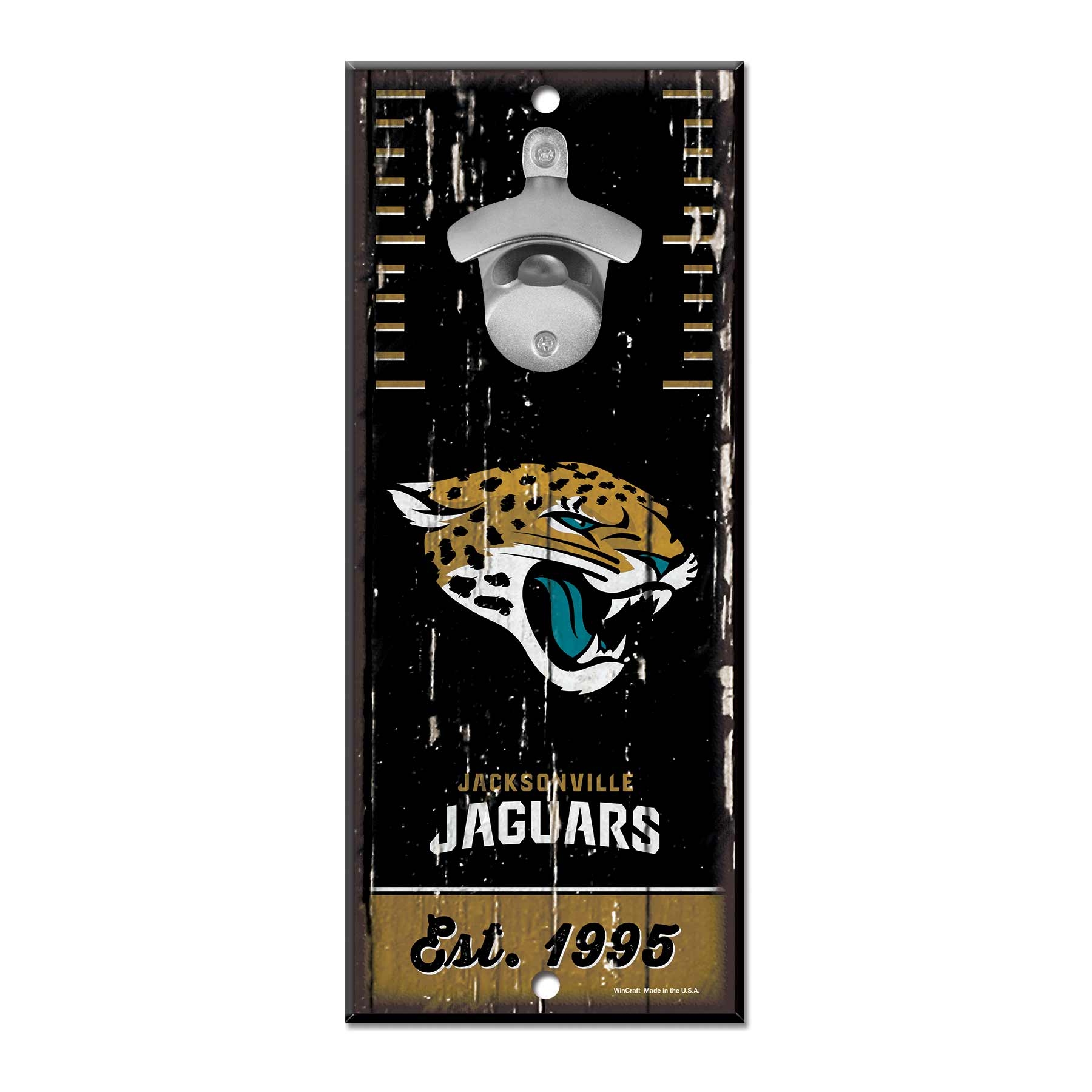 Jacksonville Jaguars WinCraft NFL Bottle Opener Sign