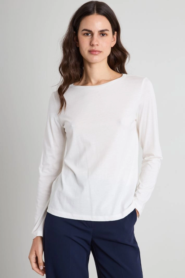 Jersey T-shirt - CREAM