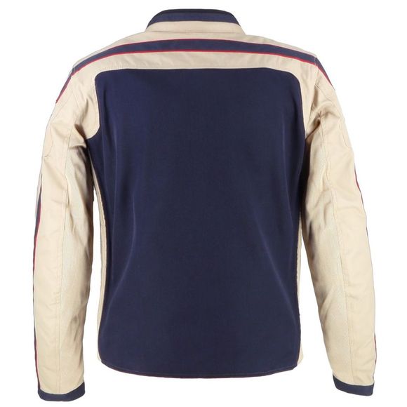 Helstons Club Man Air Motorcycle Jacket - Blue / BeigeRef: HS1389
