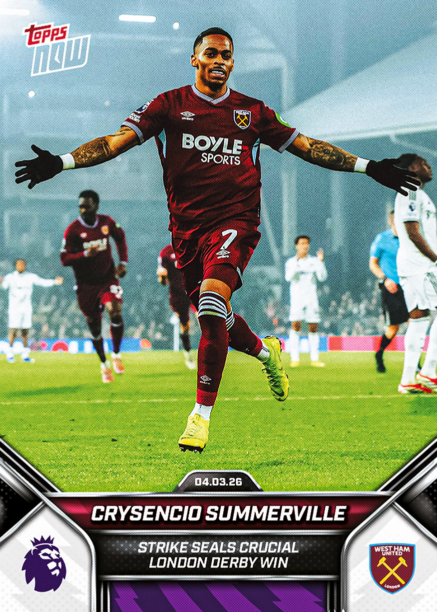 Crysencio Summerville - 2025-26 Premier League Topps NOW® - Card 154