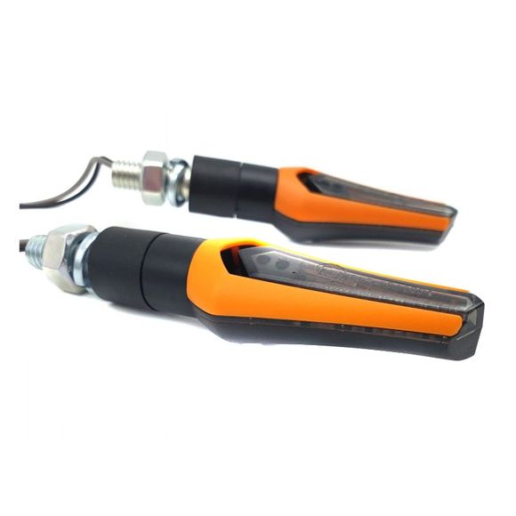 Brazoline FURIA LED flashing light (Pair) Universal - OrangeRef: BRZ0052