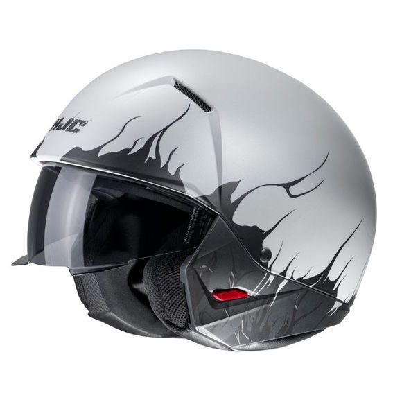 Casque jet HJC I20 - SCRAW - Blanc / NoirRef : HJ1052-C53786