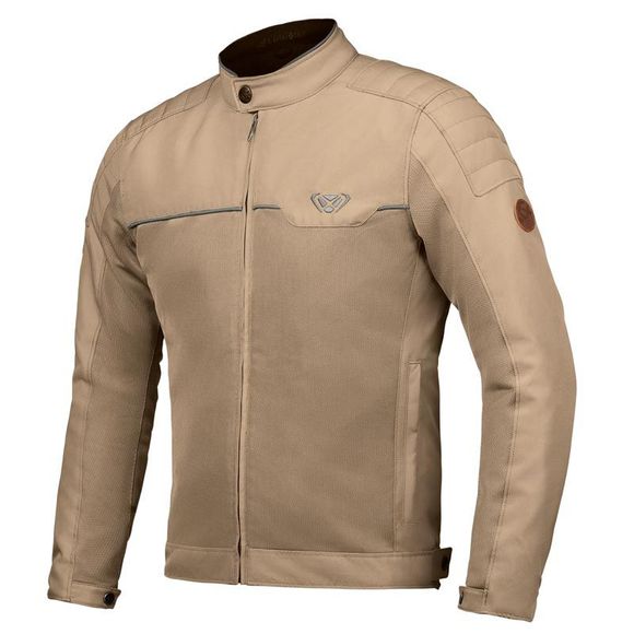 Ixon Cornet Motorcycle Jacket - Beige / GreenRef: IX1769