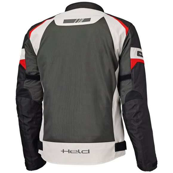 Held Tropic 4 - Gray / Red Motorcycle JacketRef: ED0359