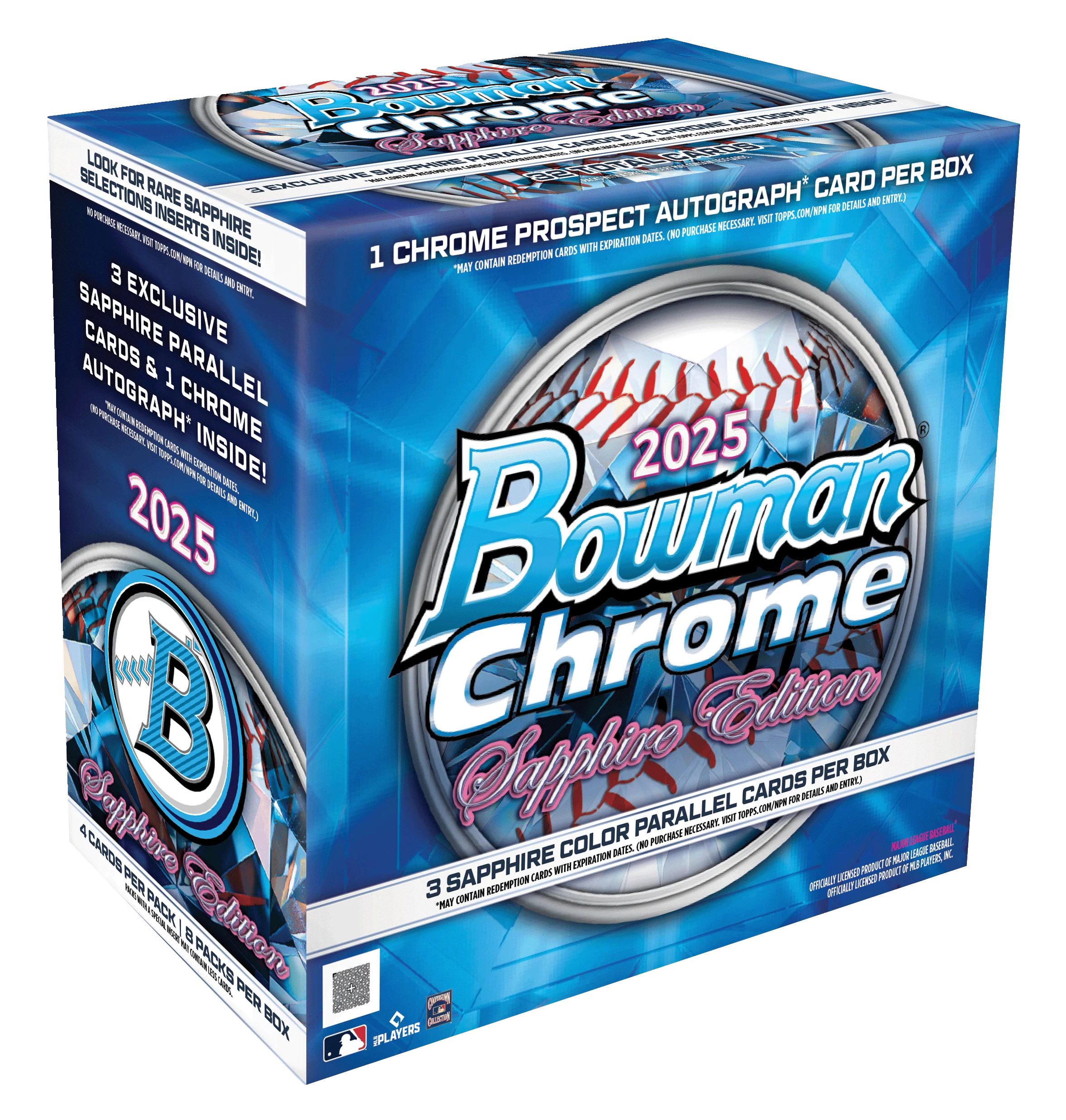 2025 Bowman Chrome® Sapphire Baseball - Hobby Box
