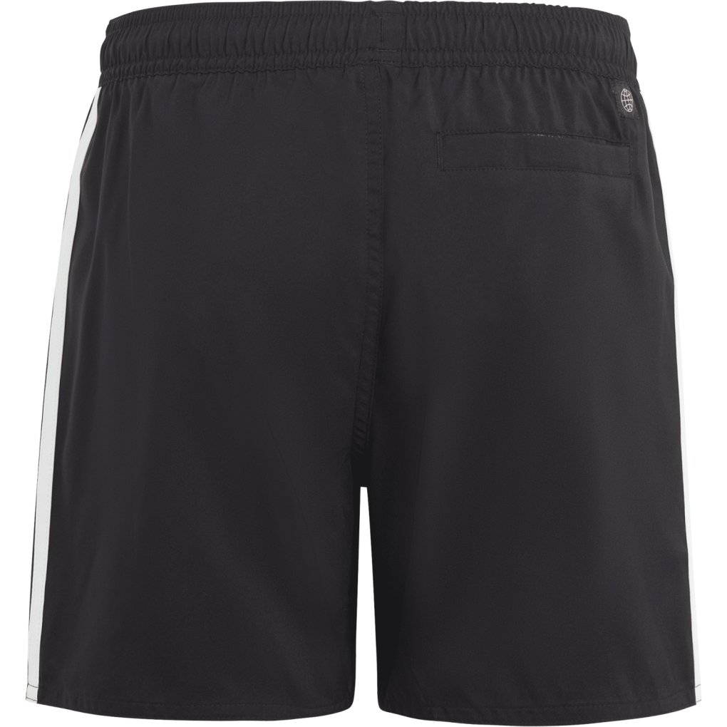 adidas 3-Stripes Swim Shorts Kids - black/white HA9405