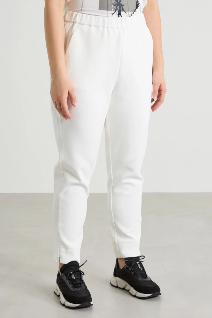 Jersey trousers - WHITE
