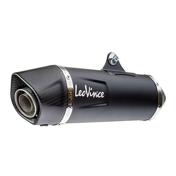 Leo vince nero complete line stainless steel carbon end cap - blackHONDA 125 PCX 125 ABS - 2018 - 2020Ref : LV1216 / 14062K