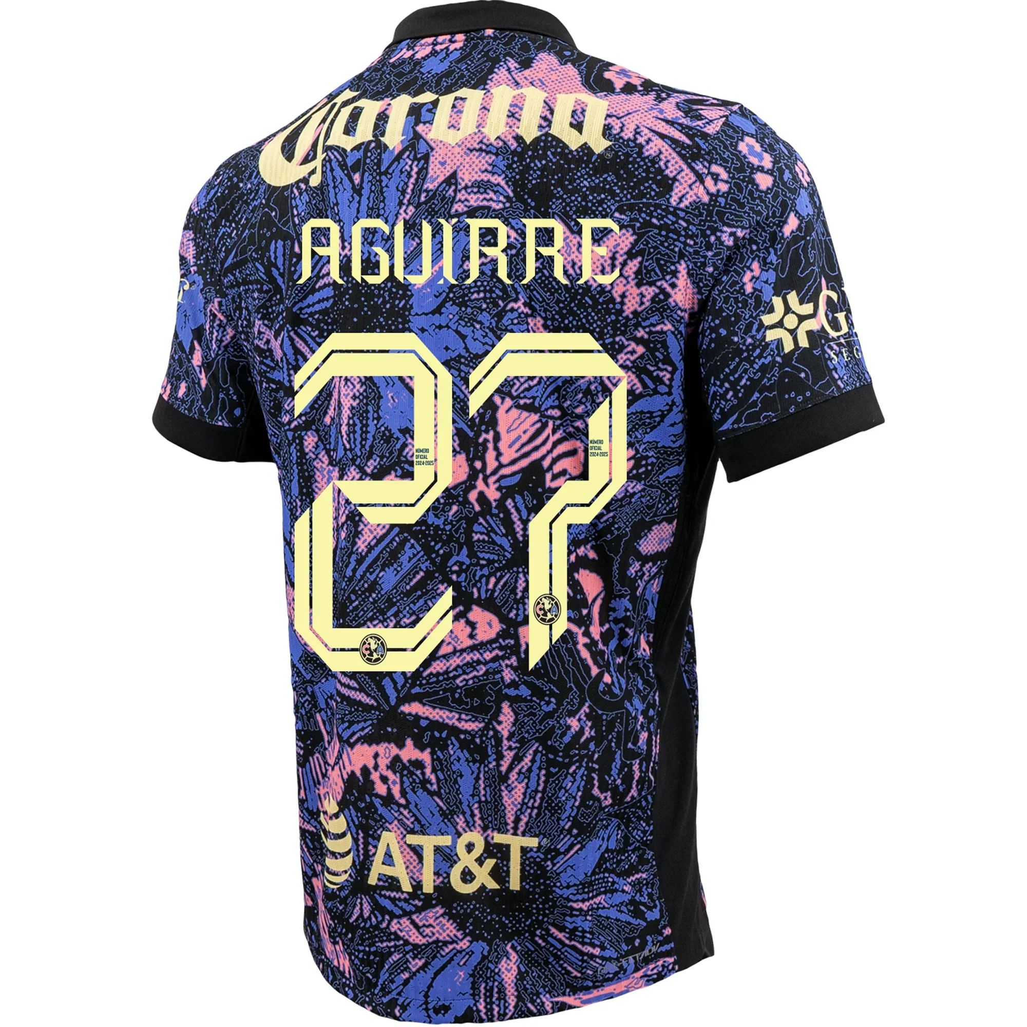 Club America Authentic Rodrigo Aguirre Third Jersey 24/25 (Purple)