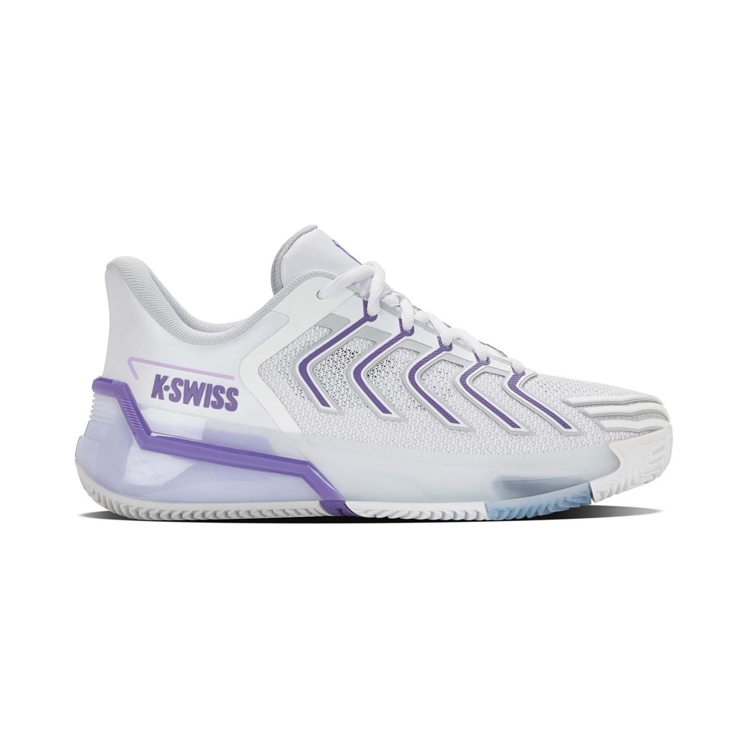 KSWISS ULTRASHOT 4 CLAY WHITE/PURPLE WOMEN 94438-147-M