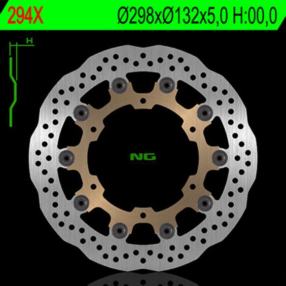 Wave NG floating brake discRef: Ngd00119A / 1024829