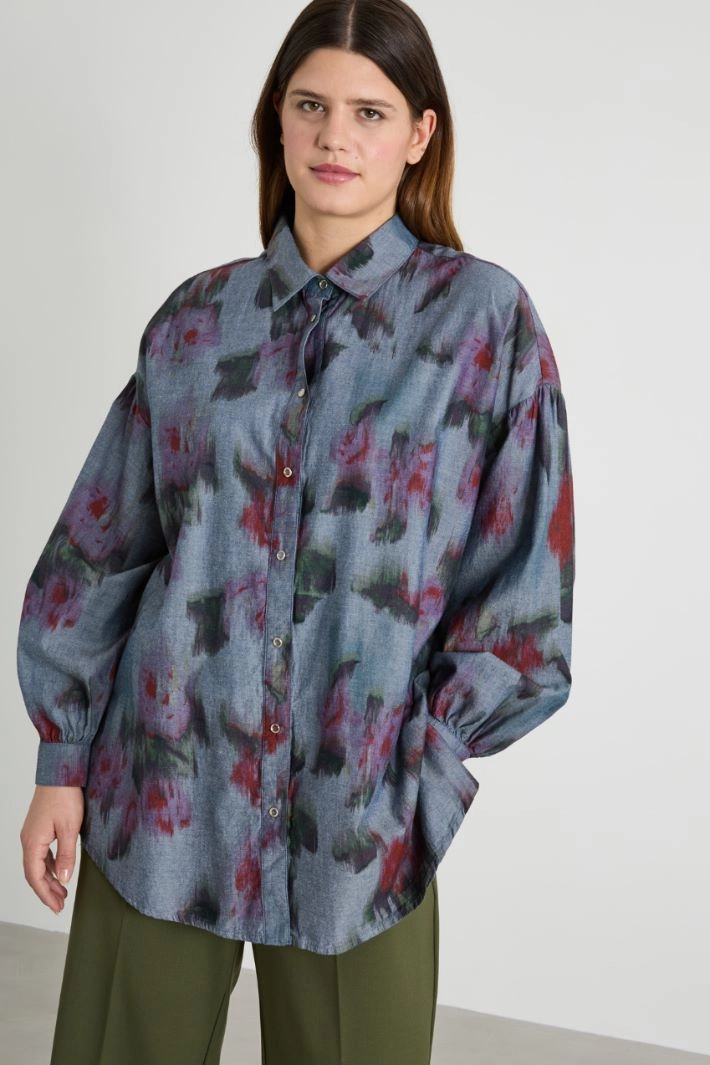 Chambray shirt - BLUE