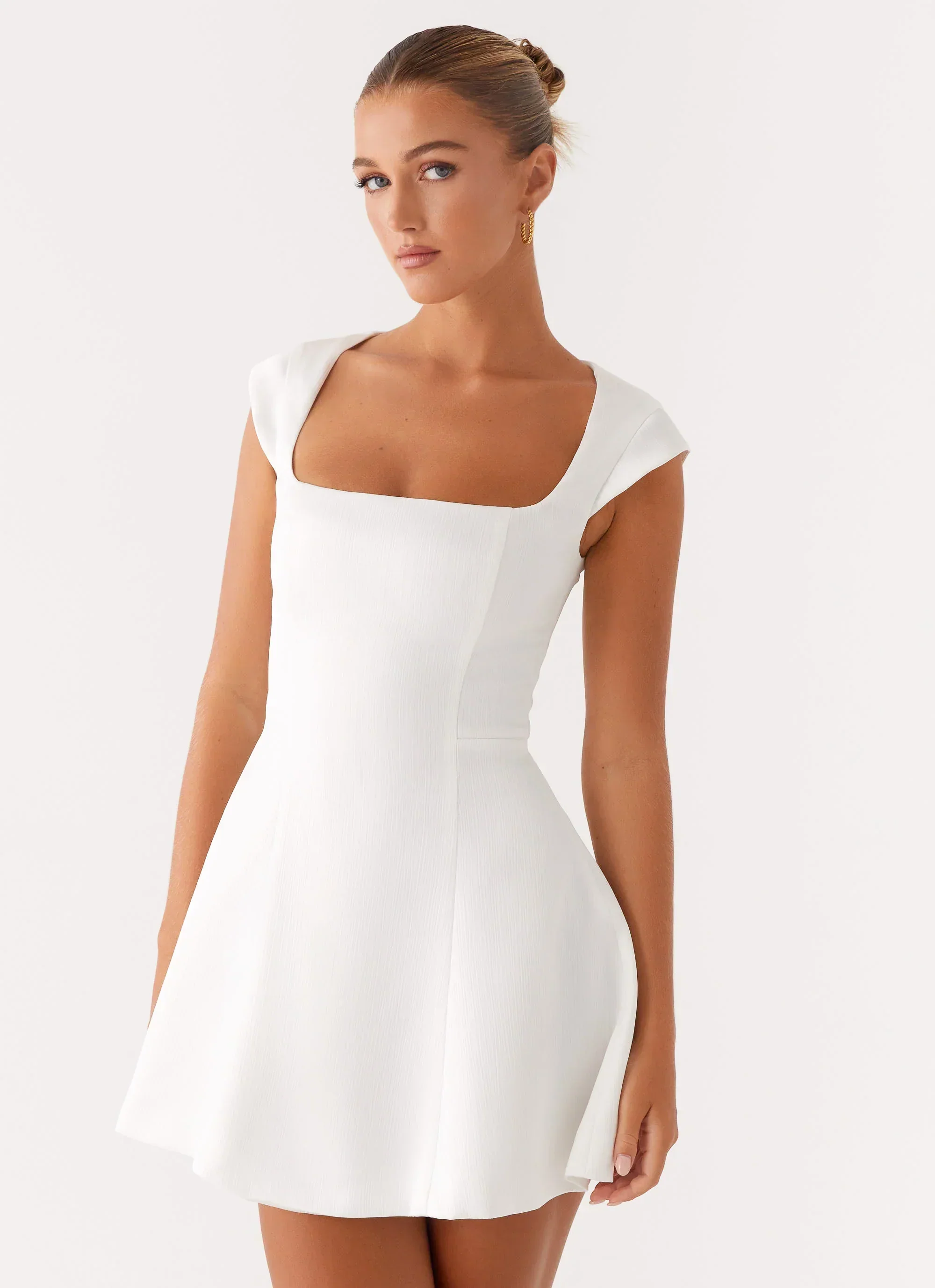 Maryjane Mini Dress - White