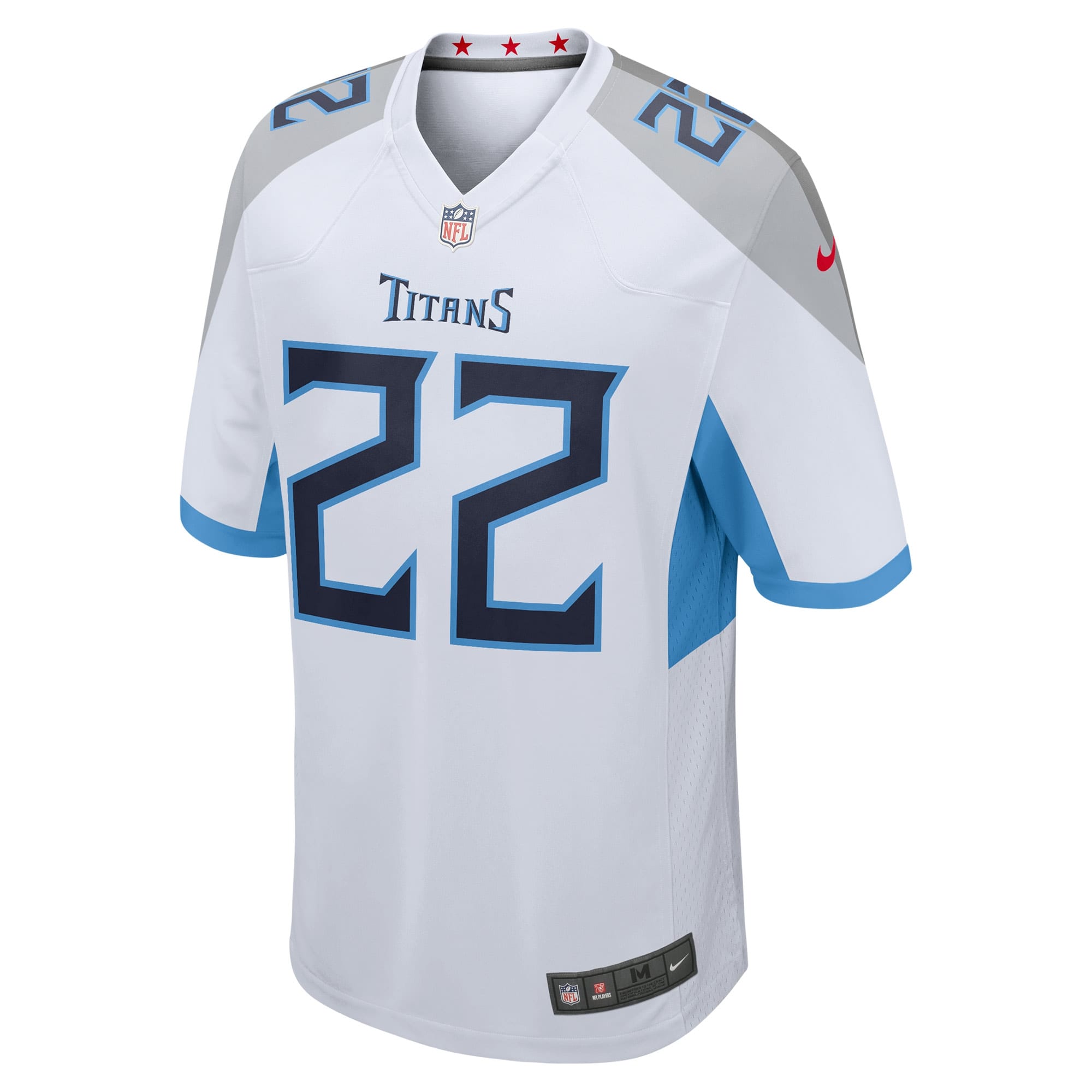 Derrick Henry #22 Tennessee Titans Nike Game NFL Football Jersey White