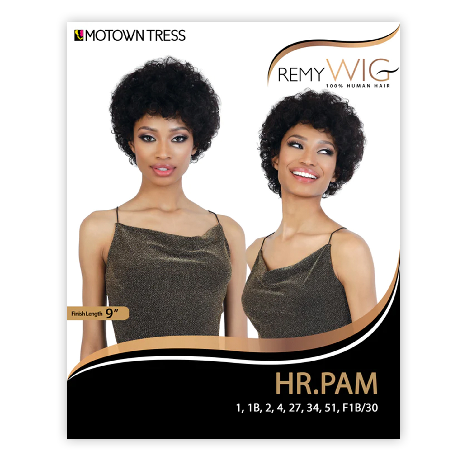 Motown Tress Remy Human Hair Wig HR.Pam