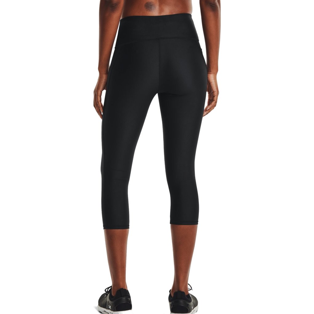 Under Armour HeatGear® No-Slip Waistband Capris Women - Black/White