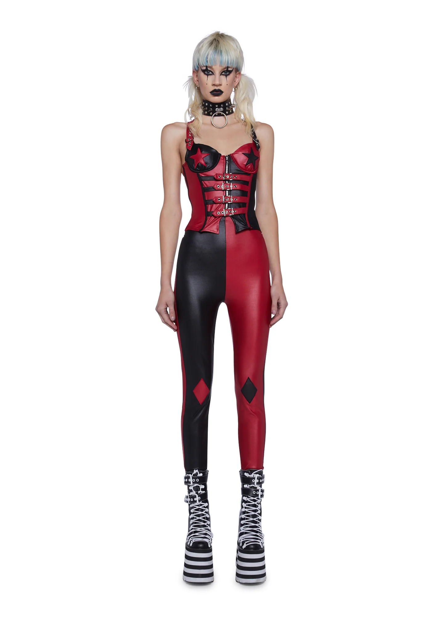 Eerie Harlequin Costume