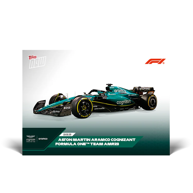 Topps UK - Aston Martin Aramco Cognizant Formula 1 Team AMR23 - F1 TOPPS NOW® Card #P005