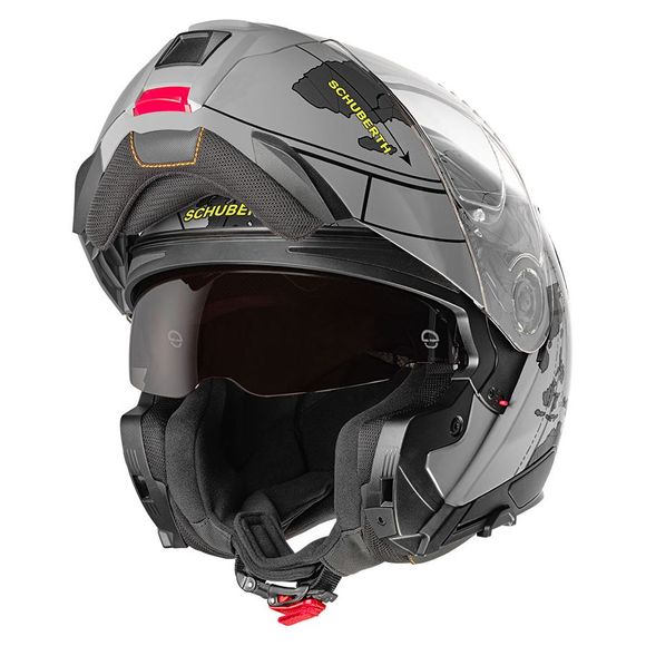 Schuberth C5 Globe modular helmet - Gray / BlackRef: SE0271