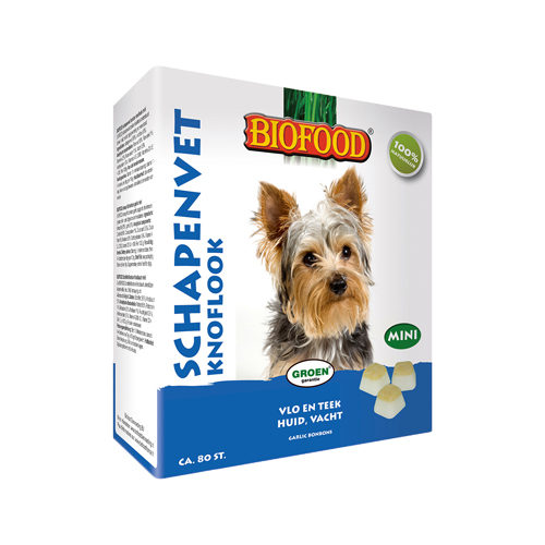 Biofood Sheep Fat Garlic - 40 Snacks