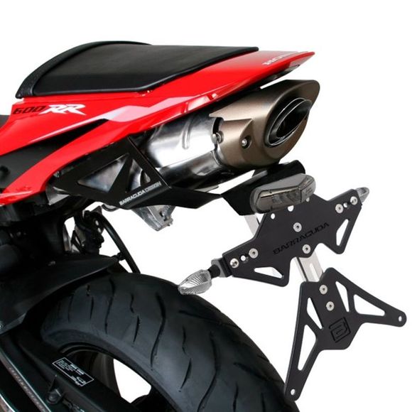 Barracuda Black License Plate Holder - BlackRef: bar0282 / hp6104/07-rr-bn