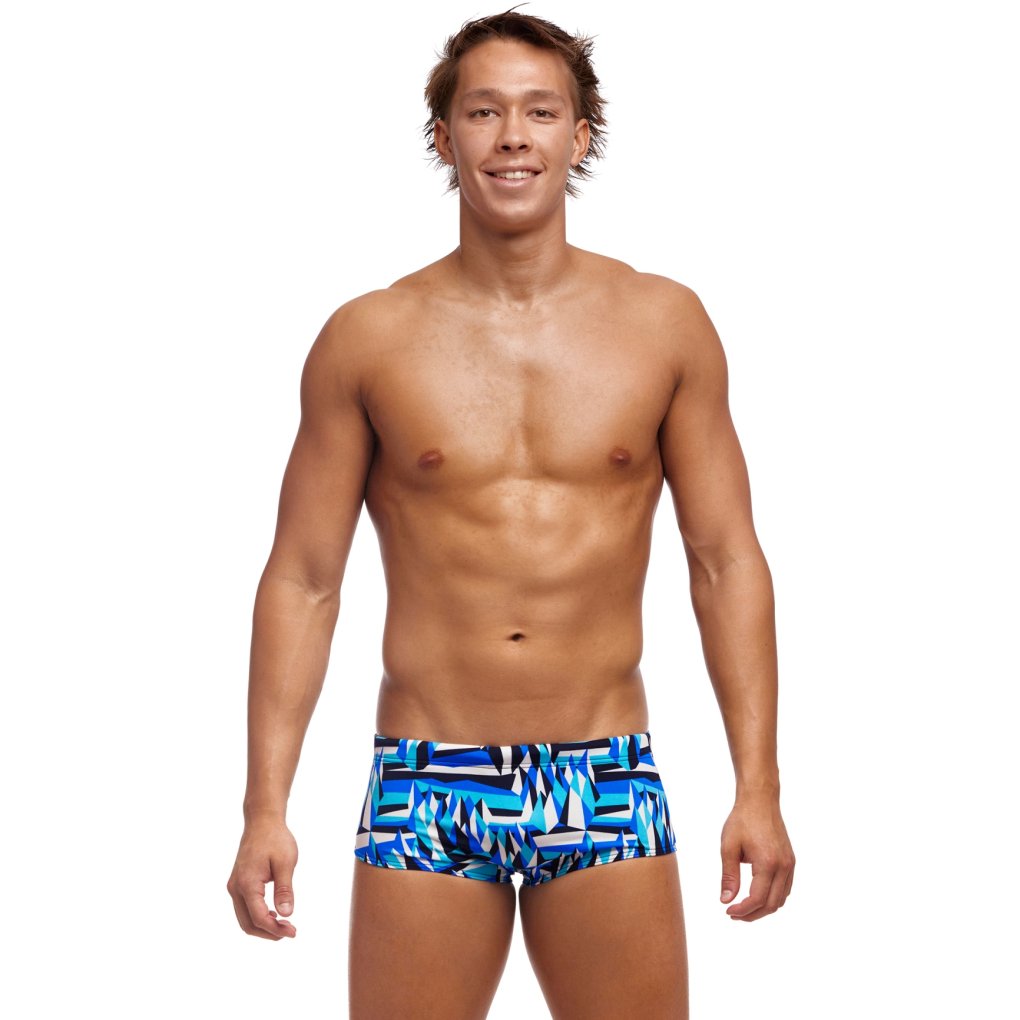 Funky Trunks Sidewinder Eco Swim Trunks Men - Polar Caps