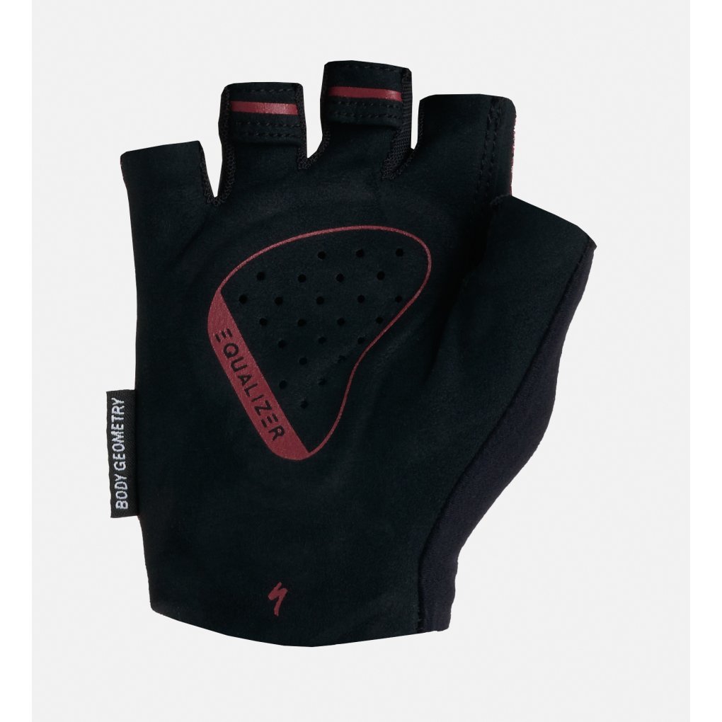 Specialized Body Geometry Grail SF Short Finger Gloves Women - garnet red