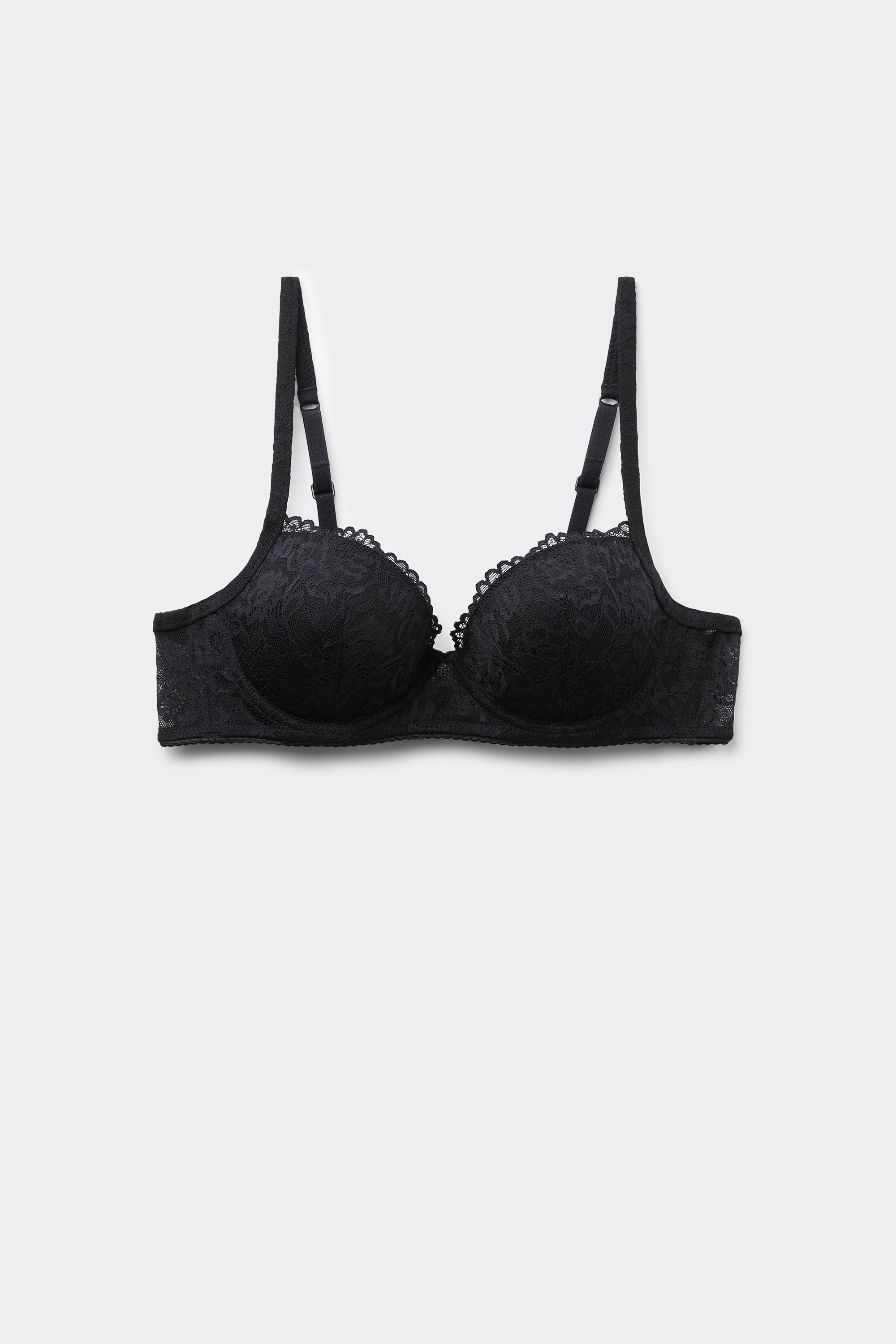 Wien Recycled Lace Slightly Padded Balconette Bra