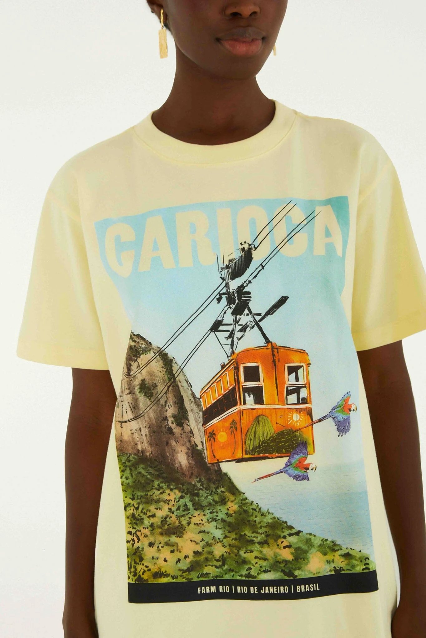 Bondinho Landscape Carioca  Relaxed T-Shirt