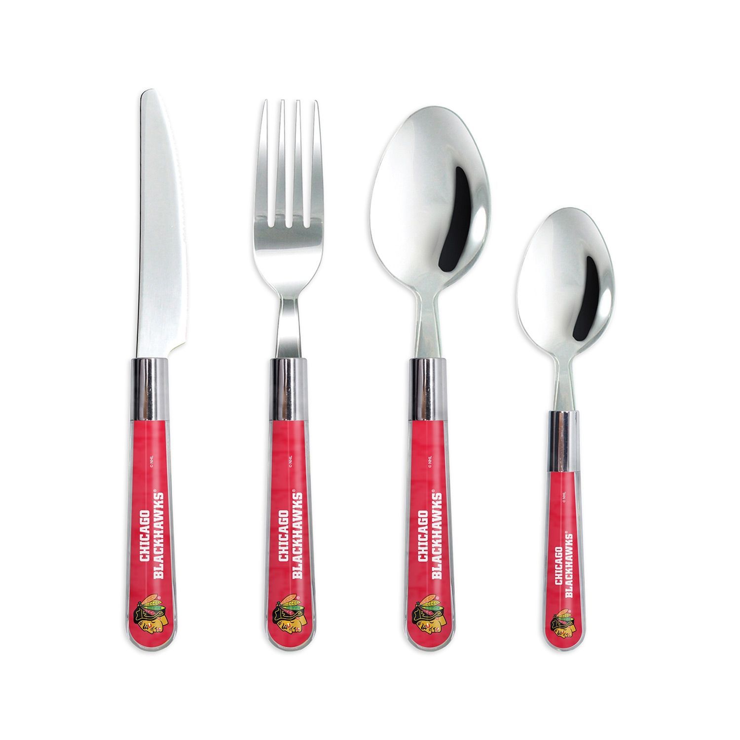 Chicago Blackhawks NHL 16-Piece Flatware Set