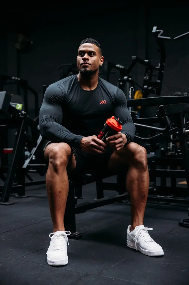 Performance Long Sleeve - Black/Red