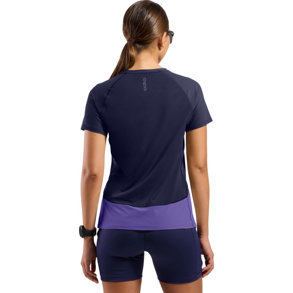 Odlo X-Alp Trail Running T-Shirt Women - afterparty - eclipse