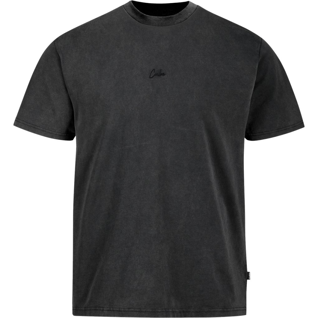 CUBE After Race Organic Script Gravity Fit T-Shirt Men - washed grey