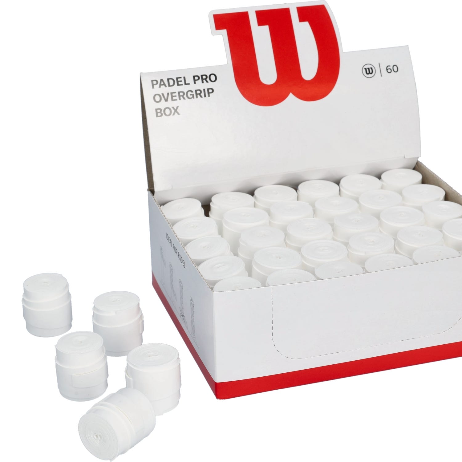 OVERGRIP WILSON PRO OVERGRIP PADEL WHITE BOX