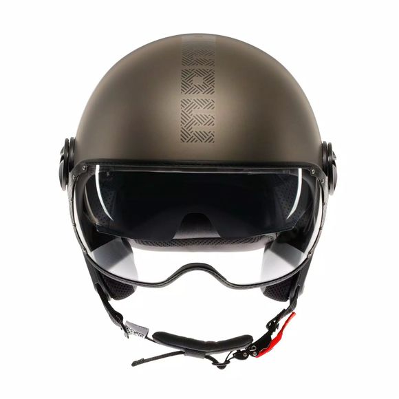 Casque jet Momo Design FGTR EVO - MarronRef : MM0160