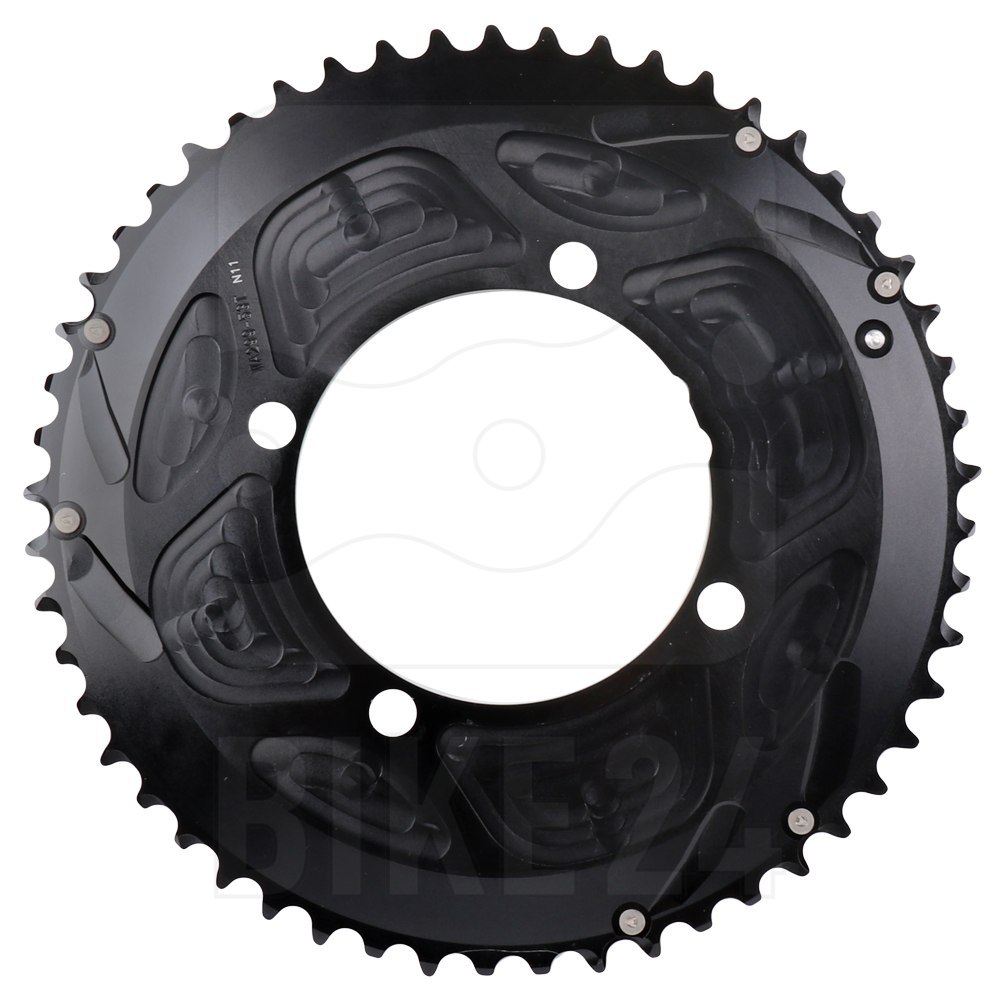 FSA Powerbox Aero Pro outer Chainring 110mm - ABS - 10/11-fach - 53 Teeth/FSA Logo