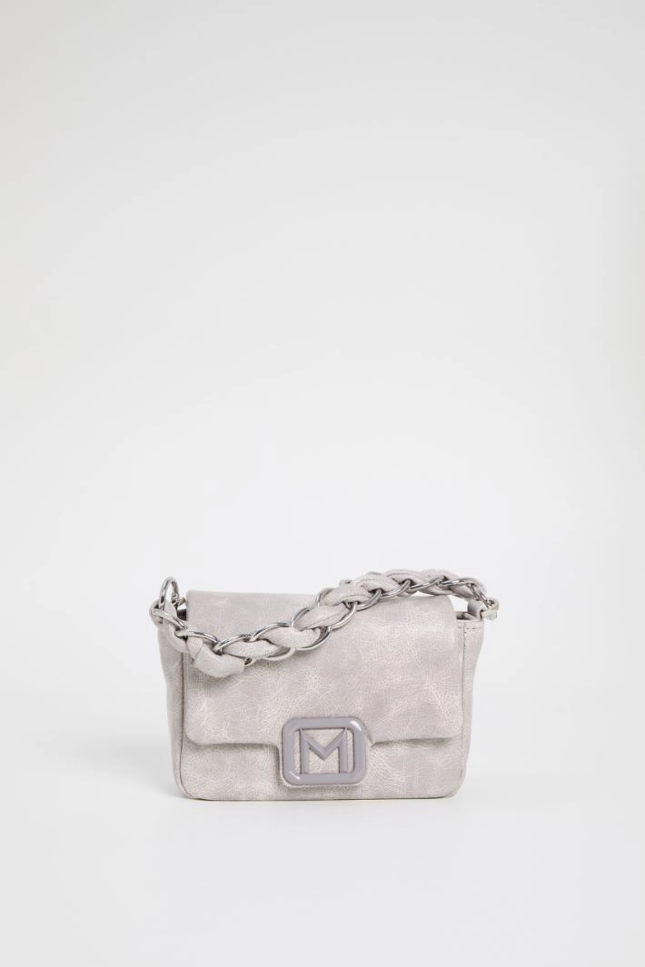 Aged look minibag - GREY