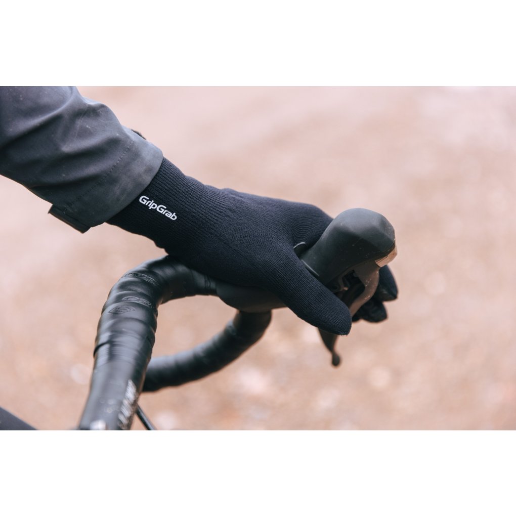 GripGrab Waterproof Knitted Gloves - Black