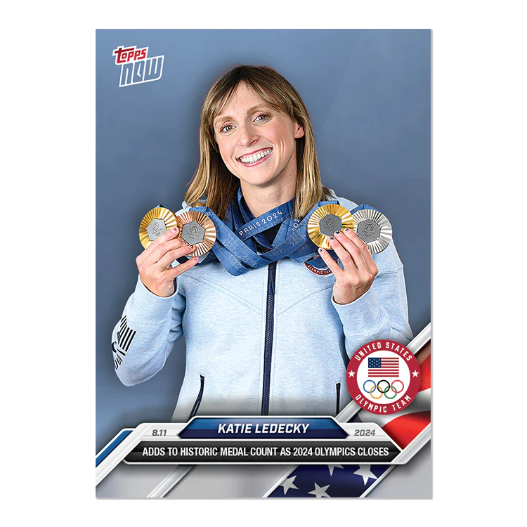 Katie Ledecky - 2024 Olympic Games TOPPS NOW® Card 29
