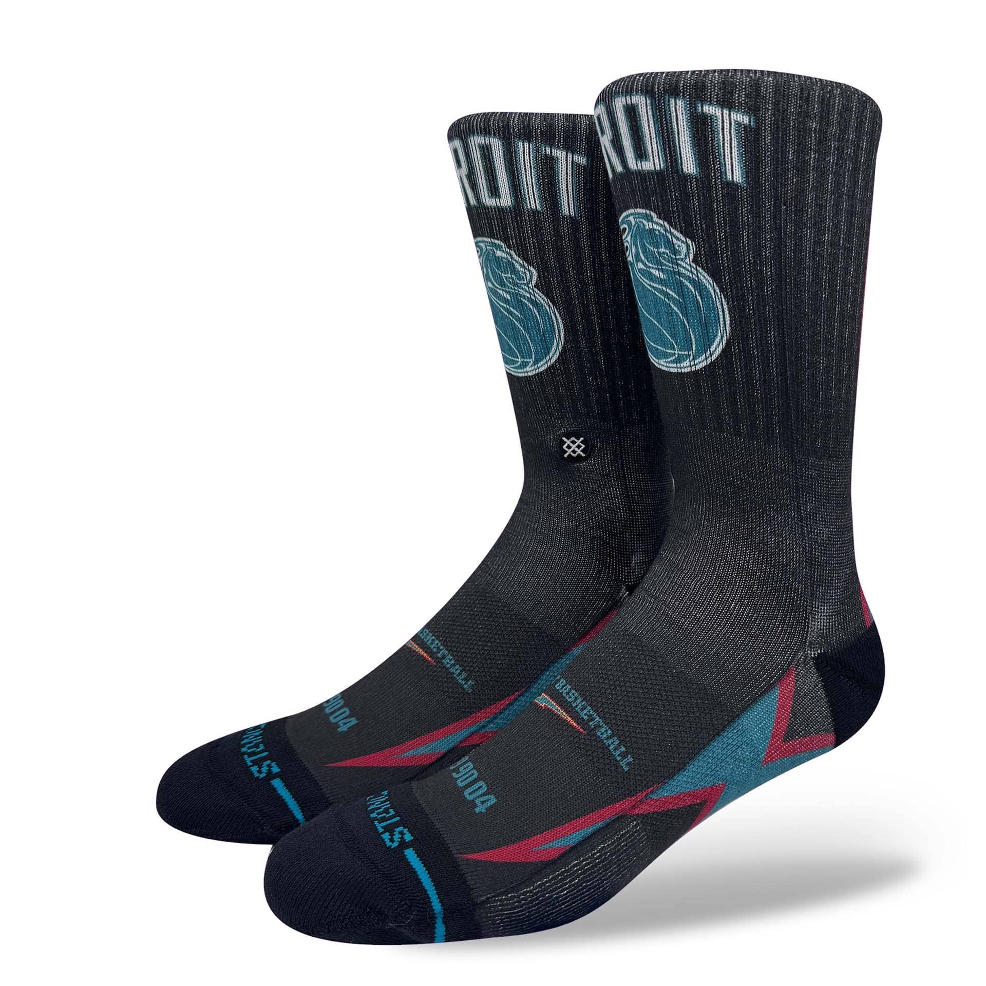 Detroit Pistons 2025-26 NBA City Edition Crew Socks